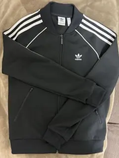 美品 adidas Originals トラックジャケット ブラック 26194 - メルカリ