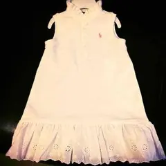 かなりお買い得‼︎ラルフローレン❤︎新品未使用 白フリルワンピ
