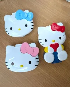 ハローキティ　小物入れ三点　アクセサリー、お薬入れ　Hello Kitty