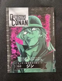 特別限定付録 名探偵コナン TCGカード ジン ゲッサン2024年12月号 付録