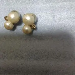 コットンパール　 ピアス