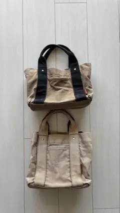 LIZDAYS キャンバスミニトート 2点セットキャンバス素材のトートバッグ