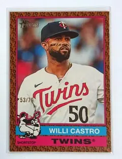 topps heritage willi castro 76 シリアル