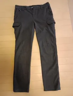 ゼロ バイ トルネードマート カーゴパンツ メンズ ダークグレー スリムフィット