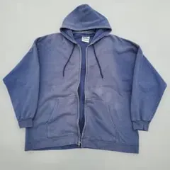 90s Ralph Lauren 短丈 ジップパーカー フェード ナス紺 90s ラルフローレン 短丈 ビッグポニー ジップパーカー y2k swag
