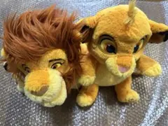 ライオン・キング ペアぬいぐるみ　ライオンキング　ディズニー映画