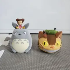となりのトトロ　どんぐり共和国　ガチャガチャ　メイ　ネコバス　２点セットのサムネイル