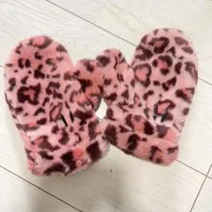 ディズニー ミニー ヒョウ柄 手袋