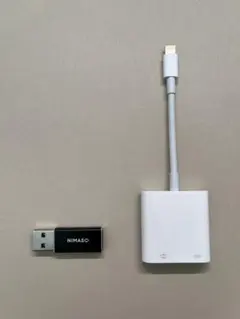 ★カメラ好き×便利ガジェット【ほぼ未使用】Apple純正カメラアダプタ