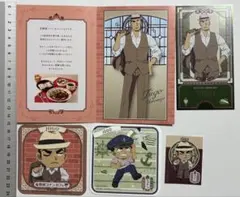 名探偵コナン カフェ 特典 招待状 ナゾトキ ステッカー コースター 横溝 重悟