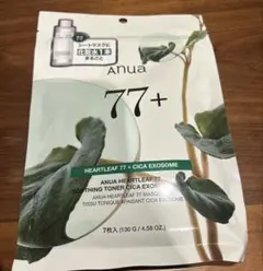 anua ドクダミ77スージングトナーシカエキソソームマスク 7枚入り