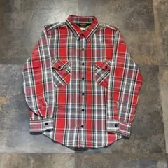 90s~OshKosh B'Gosh ネルシャツ レッド チェック M