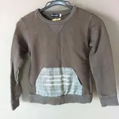 BeBe トレーナー ブラウン チェック柄 130cmのサムネイル