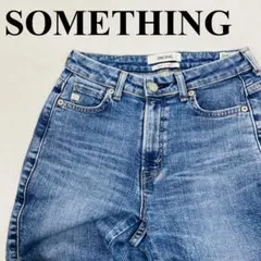 SOMETHING デニムパンツ ブルー 27 1357-Bのサムネイル