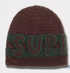 Supreme クロシェ編み ビーニー ニット帽 - メルカリ