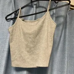 GRLグレー リブ編み キャミソール