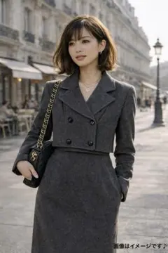 クリスチャンディオール ウール セットアップ ヴィンテージ ダブルジャケット M