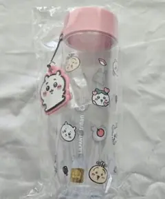 【韓国限定・新品未使用】ちいかわ クリアボトル 500ml チャーム付き 水筒