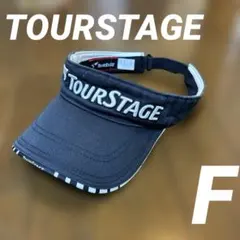 美品　TOURSTAGE ツアーステージ　GOLF ゴルフキャップ　サンバイザー