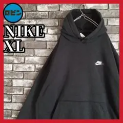 NIKE 刺繍スウッシュ ワンポイント XL フェード ナイキ 袖太 スウェット