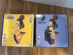 新品未開封】ワンピース NBA ルフィ レイカーズ ブルズ 2体セット