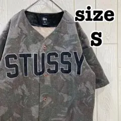 金タグStussy ベースボールシャツ パーカー グレー M - メルカリ