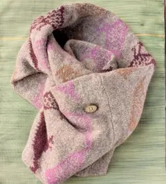 小鳥のスヌード ふんわりウール イギリスで購入 鳥好きさんに