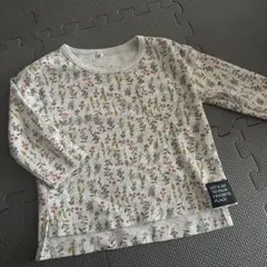 花柄長袖トップス 80cm