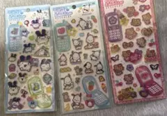 正規品　平成はっぴーフォンステッカー　たまごっちサンリオ 3種セット