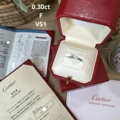 Cartierカルティエ　ソリテール1895ダイヤモンドリング48　0.30ctのサムネイル