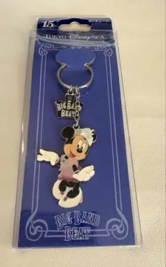 ミニーマウス ビッグバンドビート キーホルダー BBB東京ディズニーシー15周年