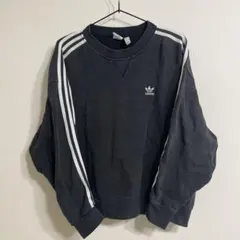 a*y様 【刺繍】adidas アディダス スウェット トレーナー 短丈