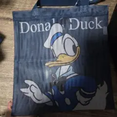 ドナルドダック メッシュバッグ ネイビー