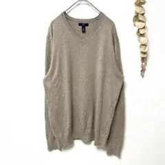 ギャップ　Gap ニット　メンズ　ブラウン　トップス　Vネックのサムネイル