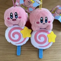 星のカービィ ドーナツマスコット むてきキャンディーマスコット 2点