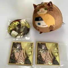 NARUTO 暁　デイダラ セット　　缶バッジ、ミニ色紙、てのりんず