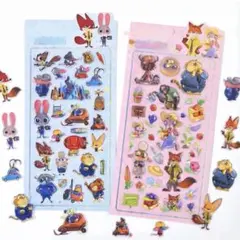 ズートピアボンボンドロップシール2枚セット
