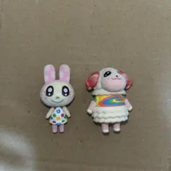どうぶつの森フィギュア2体セット