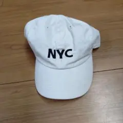 NYC刺繍 ホワイトキャップ54センチ