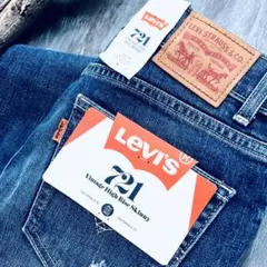 【新品タグ付】Levi's 721 ハイライズスキニー デッドストック W27