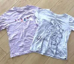 UNIQLO ラプンツェル　アリエル　ディズニープリンセス　Tシャツ　半袖