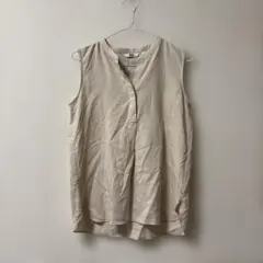 UNIQLO ベージュ ノースリーブシャツ S