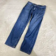 オールドネイビー デニム 31×30 ストレート OLD NAVY 濃紺 ヒゲのサムネイル