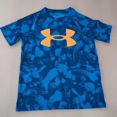 UNDER ARMOUR 半袖Tシャツ ブルー 総柄 YMDのサムネイル