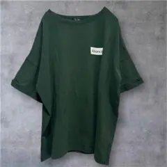 【ティップトップ】 英字ロゴプリントTシャツ グリーン Fサイズ 古着のサムネイル