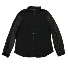 ZARA ザラ ブラウス シャツ 黒