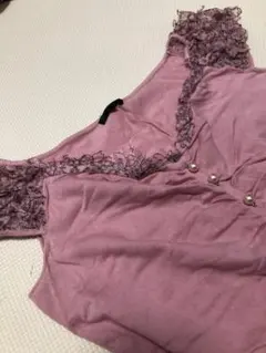 値下げ！フラジールコットンニット☆ピンク、パール★レース、アナイ　イエナ　エフデ