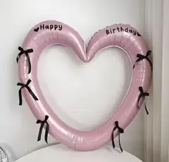 ハート型バルーン Happy Birthday 誕生日 風船