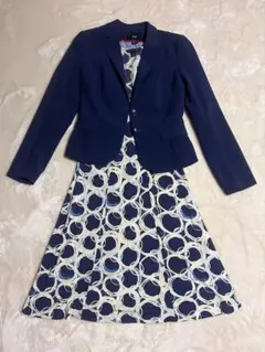 Banana republic シルク　ワンピース　青　フォーマル　入学式