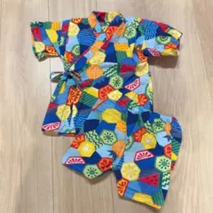 SKAPE ベビー甚平 90サイズ フルーツ柄